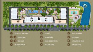 Mặt bằng tiện ích thepark residence