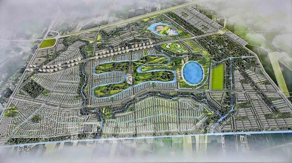 Phối cảnh khu do thi nghi duong 3000ha tai Hau giang