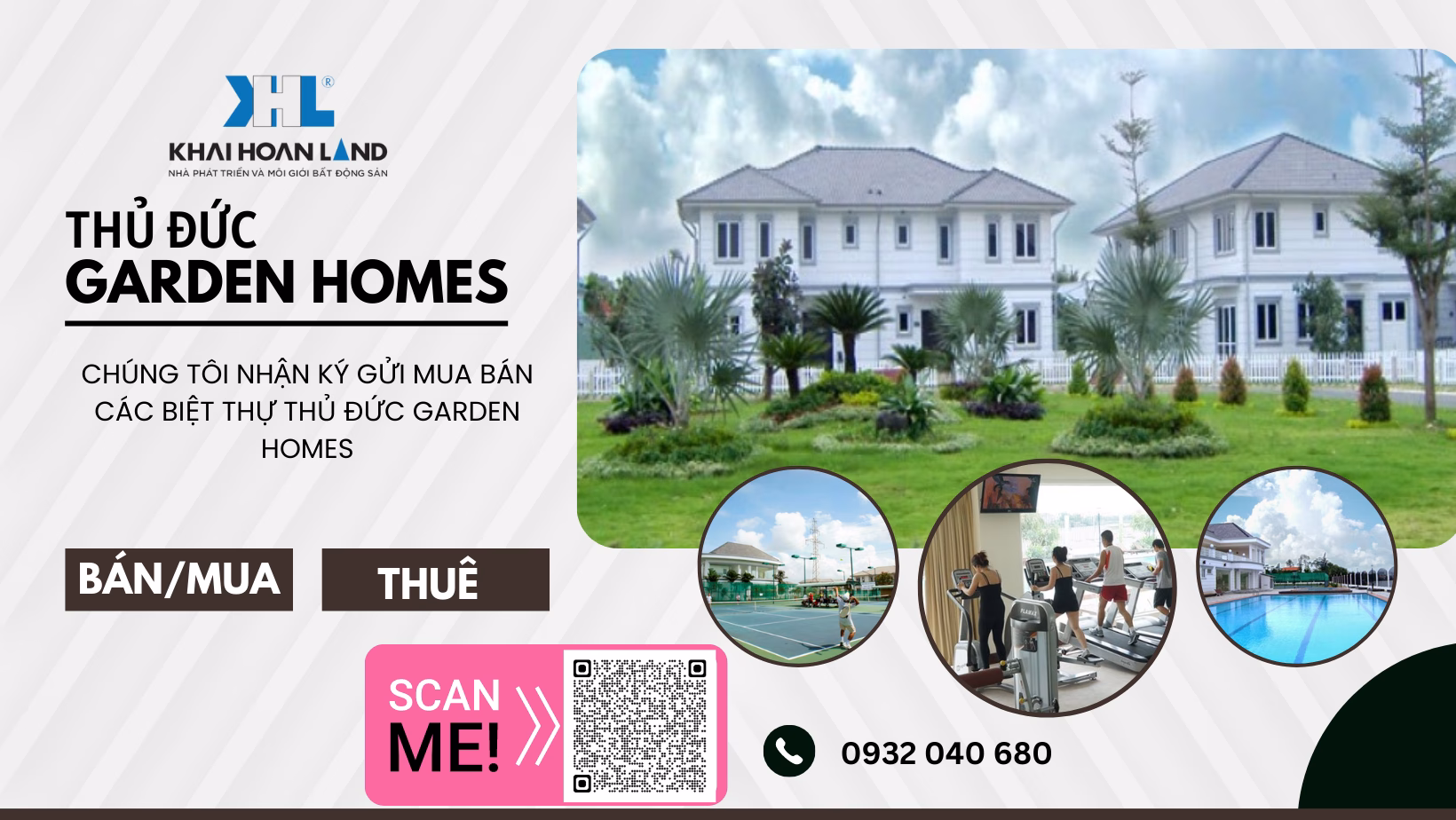 mua bán cho thuê Villa Thủ đức garden homes