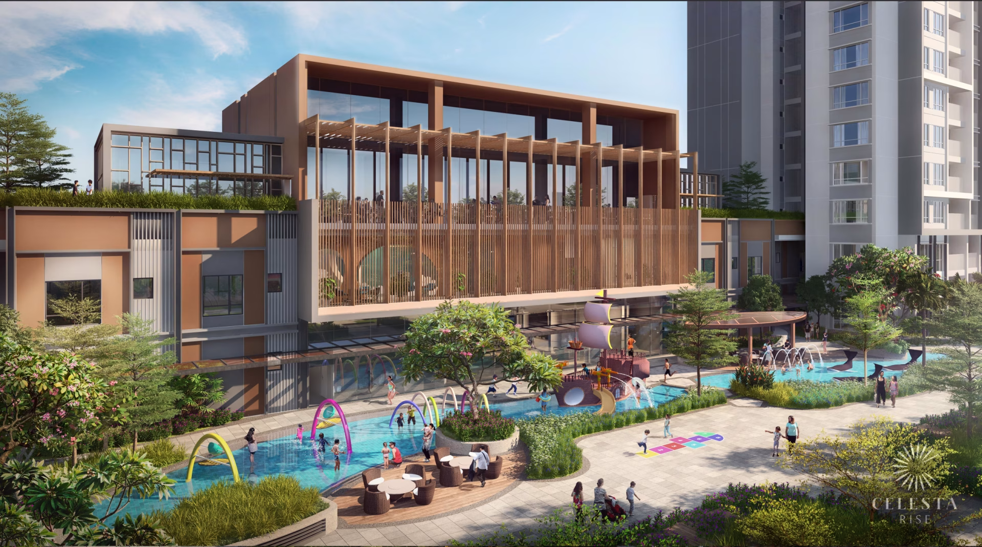 CelestaRise hồ bơi trẻ em Kid Swimming Pool